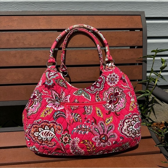 Vera Bradley Call Me Coral Hobo Bag - Picture 1 of 9